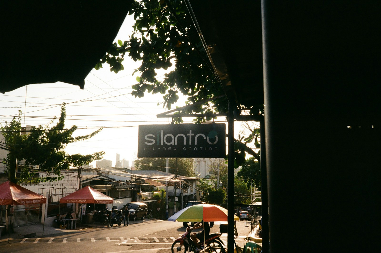 Warm film color sample